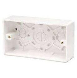 Pattress box Single for PVC Trunking