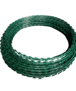 450mm Green Double Galvanized Razor Wire