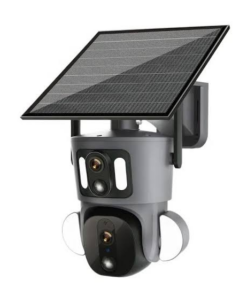 4G Dual Lens Solar PTZ Security Camera