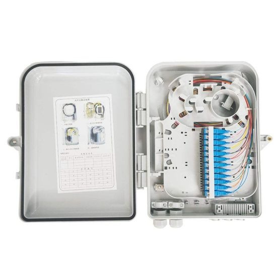8 Core ATB Fiber Optic Access Terminal Box 8 Pcs SC/UPC Duplex Adapter