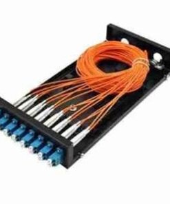 8 Port fiber tray With SC simplex adapters