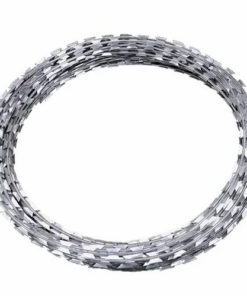 980mm Roll Diameter Galvanized Razor Barbed Wire