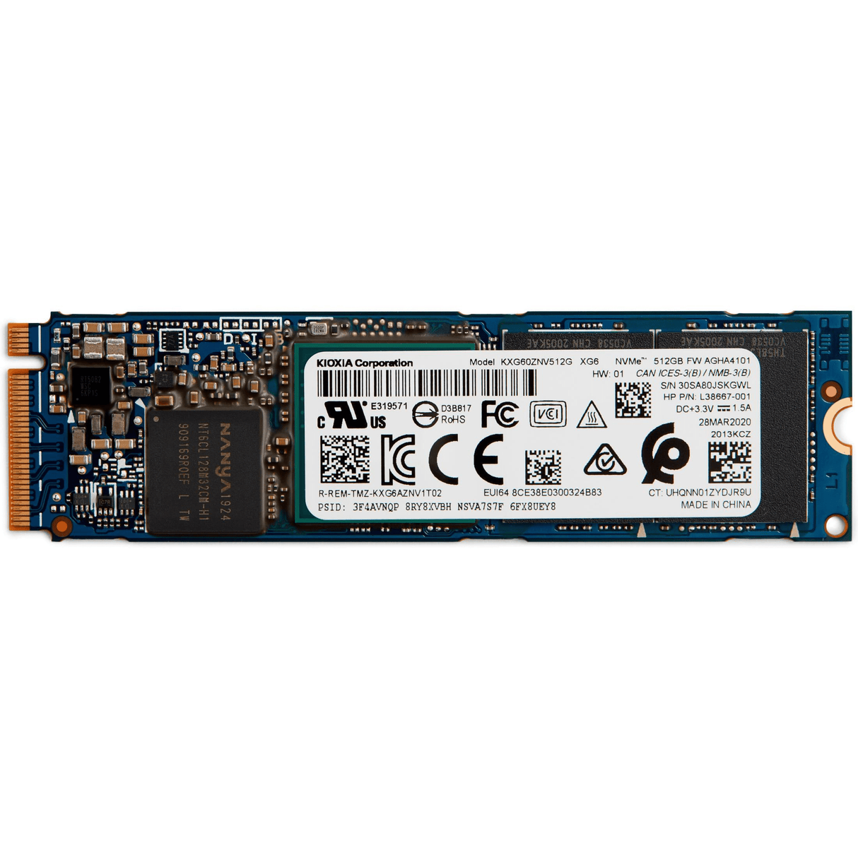 Hixa 512GB NVMe M.2 Internal SSD