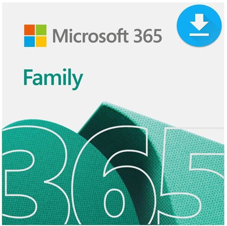 Microsoft Office 365 Family 1 Year Media Less - 5 Users - 6GQ-00087