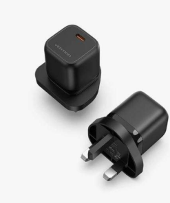 Vention 1-Port USB Wall Charger (18W) UK Plug Black