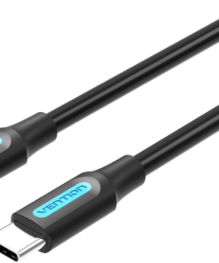 Vention USB 2.0 A Male to USB-C Male Cable 1M Black PVC Type