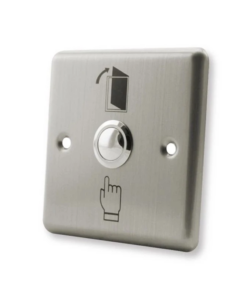 Aluminium Exit Button with LED – Durable Access Control Switch