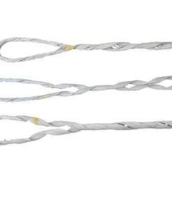 Aluminum clad steel wire Preform Guy Grip Dead End For 12-72 Core ADSS Cable