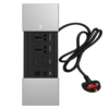 Conference Table Pop-Up Socket Box with Universal Power Outlets, USB, HDMI & Network Port