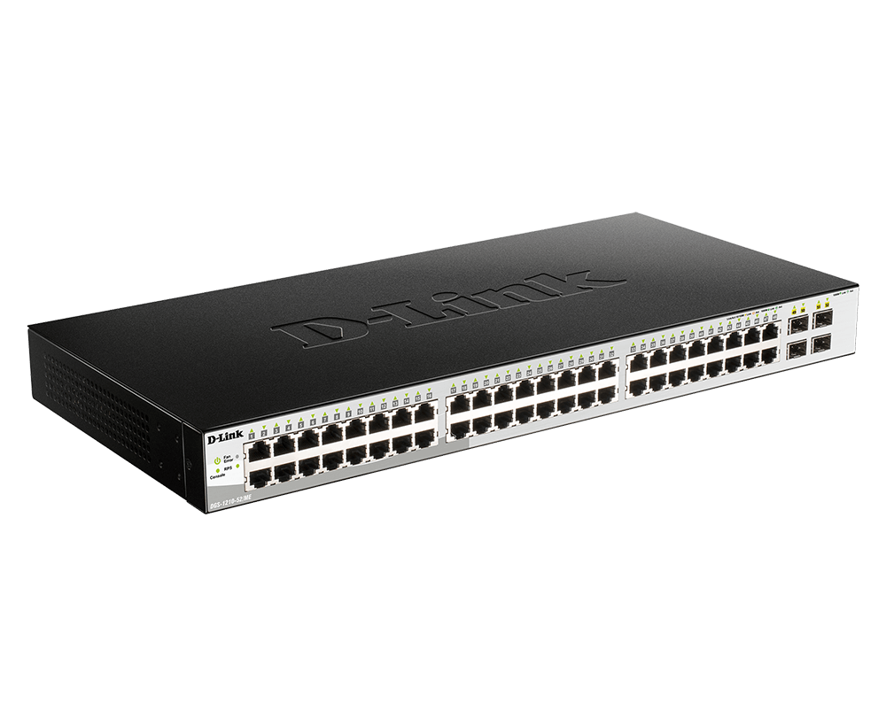 D‑Link DGS‑1210‑52 52‑Port Gigabit Smart Managed Switch