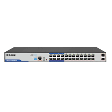 D-Link DGS-F1210-26PSE 24-Port Gigabit Managed PoE+ Switch