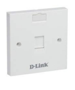 D‑Link Flat Faceplate Single