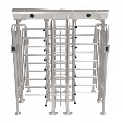 Dual-lane Full Height Turnstile with Optional Access Control Reader- FHT2400D