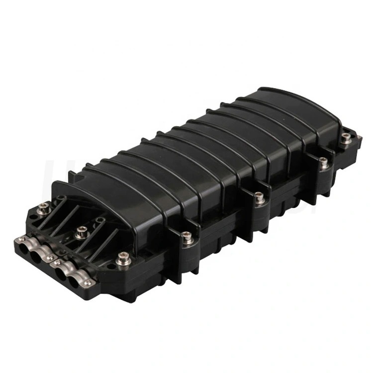 Fibre 48 Core Termination Box 455*240mm Aerial IP67 Heat Shrinkable Enteries – 3 IN 3 Out Closure
