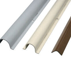 Metallic floor trunking - semi Circular