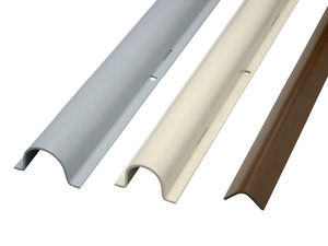 Metallic floor trunking - semi Circular