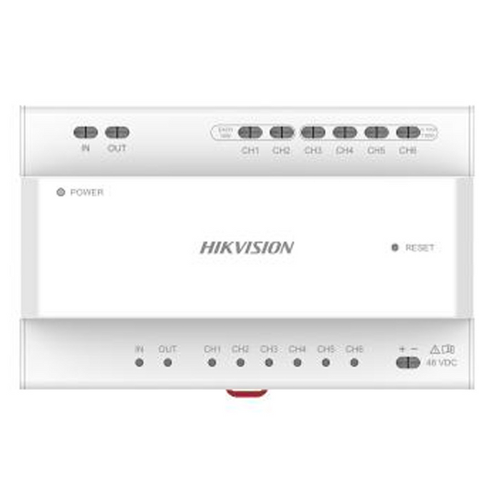 Hikvision DS-KAD612 Video/Audio Distributor (PoE Switch for Intercom Systems)