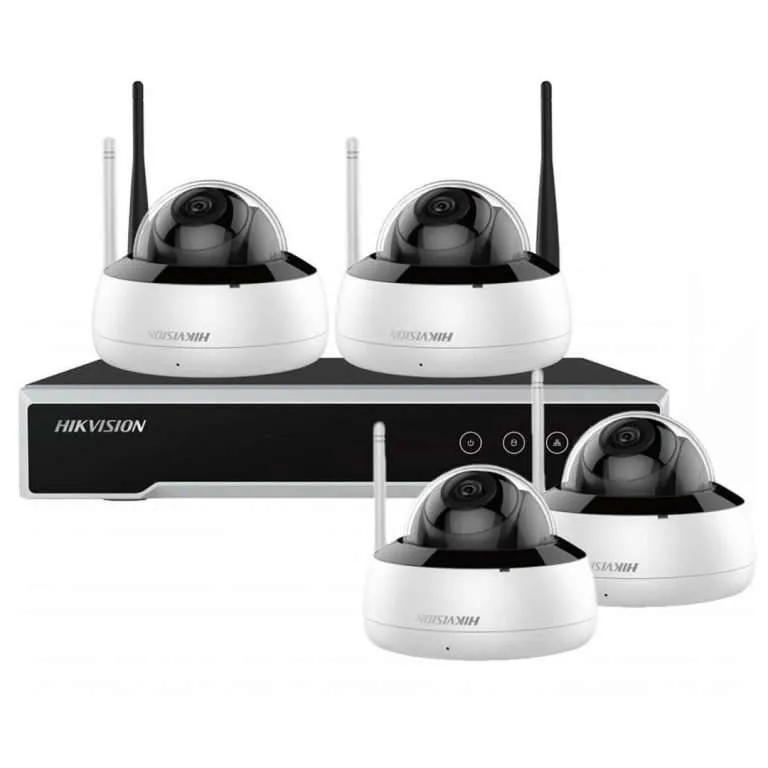 Hikvision DS-NK42W1H-1T Wireless 4-Channel 4MP NVR Kit with 1TB Hard Drive