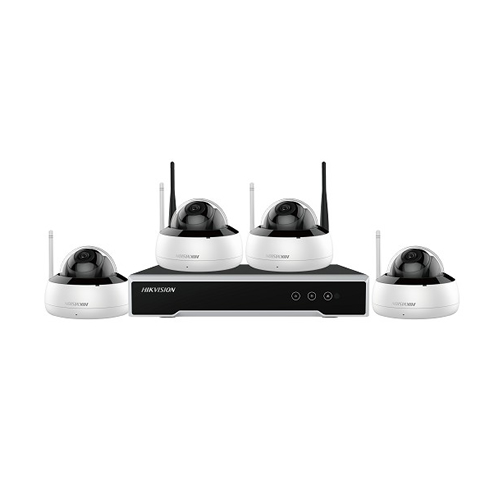 Hikvision NK44W1H 4-Channel 4MP Wireless NVR Kit with Wi-Fi Cameras