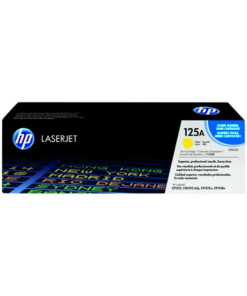 HP 125A Yellow Original LaserJet Toner Cartridge, CB542A
