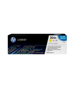 HP 304A Yellow Original LaserJet Toner Cartridge, CC532A