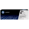 HP 36A Black Original LaserJet Toner Cartridge (CB436A)