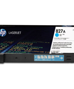 HP 827A Cyan Original LaserJet Toner Cartridge, CF301A