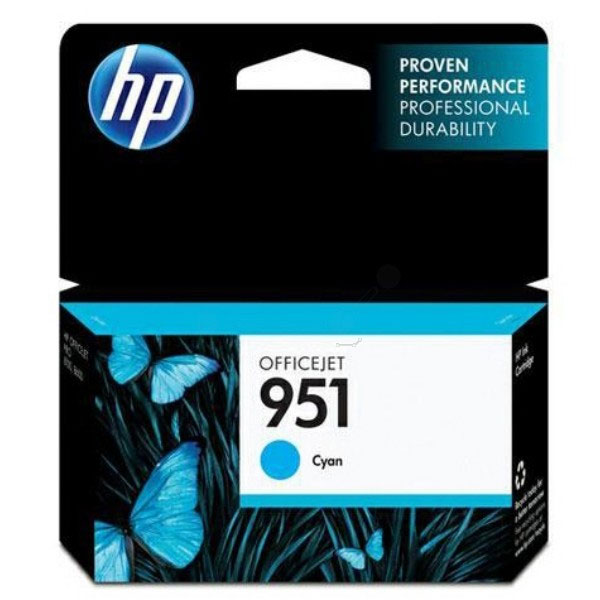 HP 951 High Yield Cyan Original Ink Cartridge, CN050AE