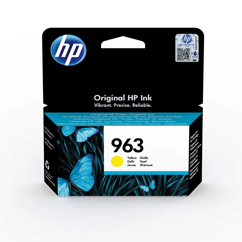 HP 963 Yellow Original Ink Cartridge 3JA25AE