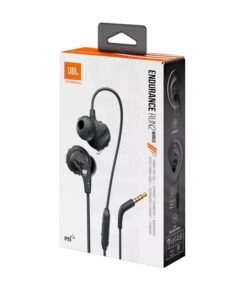JBL Endurance Run 2 - Waterproof Wired Sports In-Ear Magnetic Headphones (Black)