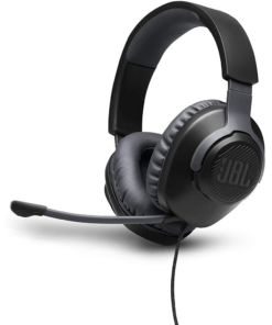 JBL Quantum 100 M2 Over-Ear 3.5 mm Jack Wired Gaming Headset with Mic – Black