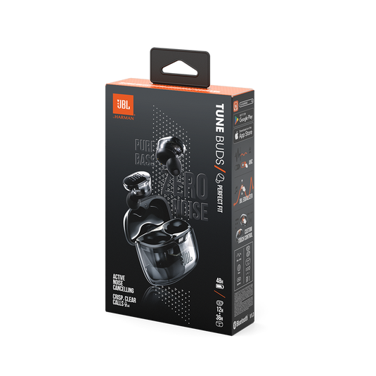 JBL TUNE Buds Wireless Earbuds with Noise Cancelling – Black
