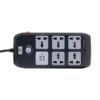 Lightwave 5 Way Extension Socket 3 Metres with USB Fast Charging and Surge Protection