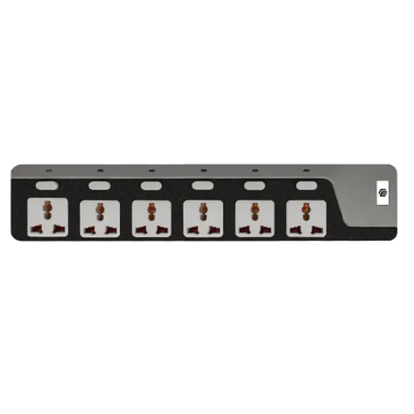 Lightwave Extension Socket – 3 Metres, 6 Way (Surge & Thunder Protection)