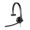 Logitech H570e Stereo USB‑A Headset with Noise Cancelling Mic – Black