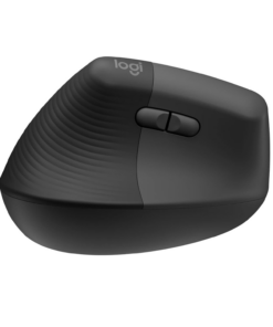 Logitech Lift Vertical Ergonomic Wireless and Bluetooth Mouse – Graphite