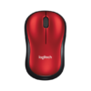 Logitech M185 Wireless Mouse – Red