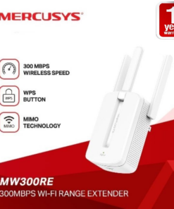 MERCUSYS 300Mbps Wi‑Fi Range Extender – TL‑MW300RE