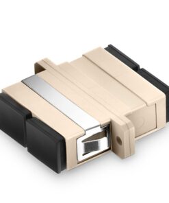SC Duplex Multimode – Beige Fiber Optic Adaptor