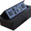Table Pop up Power Connection Box with Outlet Network HDMI for Conference desk