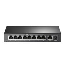 TP‑Link 9‑Port 10/100Mbps Desktop Switch with 8‑Port PoE+ – TL‑SF1009P