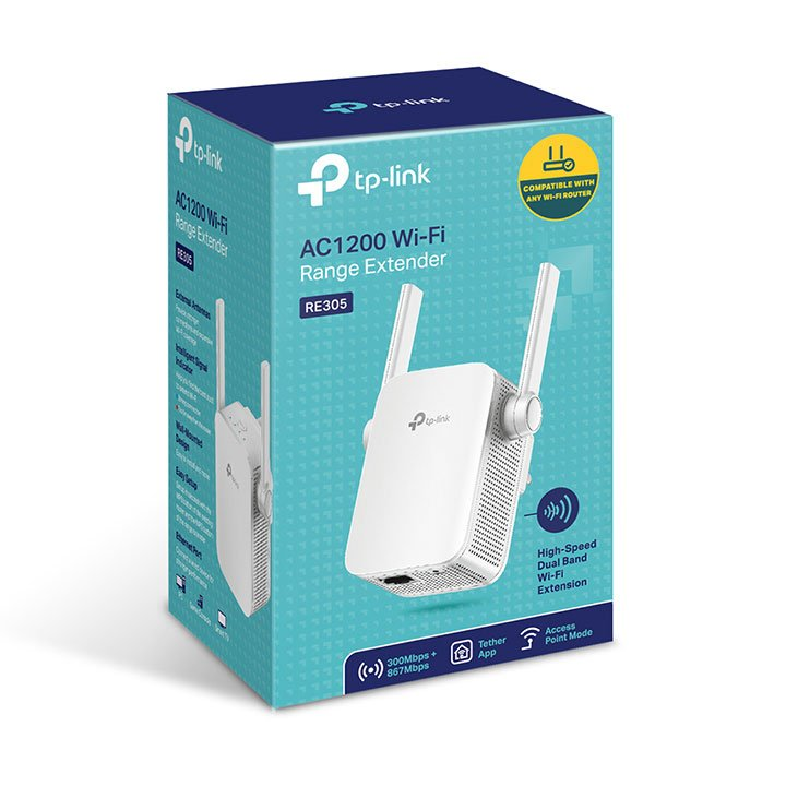 TP‑Link AC1200 Mesh Wi‑Fi Range Extender – TL‑RE305