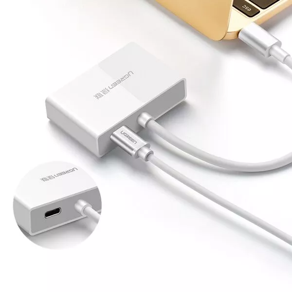 Ugreen USB Type C to HDMI + VGA Converter-MM123 (UG- 30843) - Image 2