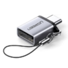 UGREEN Type C to USB 3.0 A Adapter Cable with Lanyard (Space Gray) – UG-50283