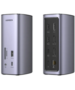 Ugreen 12-in-1 Fast Charge Universal Docking Station UG-90325 with Triple Display, USB-A, USB-C, HDMI, DisplayPort, Ethernet, and Audio Jack