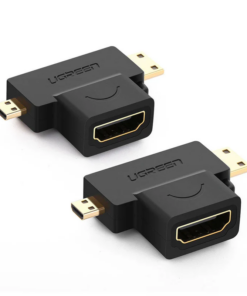 UGREEN HDMI Female to Micro HDMI + Mini HDMI Male 4K Adapter – UG-20144