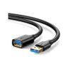 UGREEN USB 3.0 Extension Male Cable 3m (Black) – UG-30127