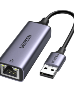 UGREEN USB-A to RJ45 Ethernet Adapter Aluminum Case (Space Gray) – UG-50922