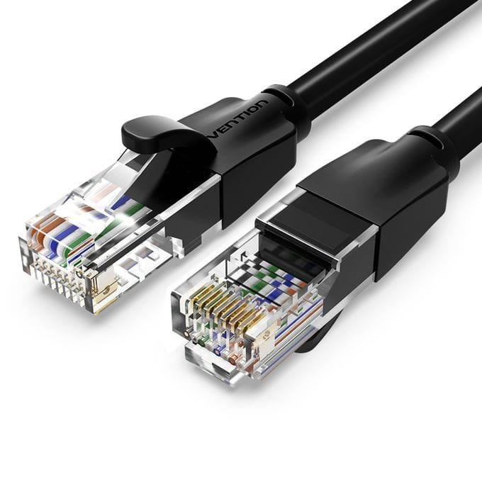 Vention Cat.6 UTP Patch Cable 10M Black - VEN-IBKBL