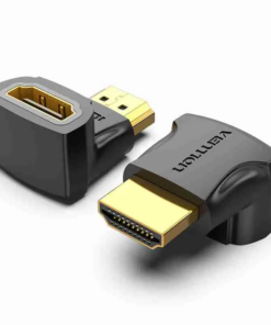 Vention HDMI 90 Degree Male to Female Adapter Black - VEN AIOB0
